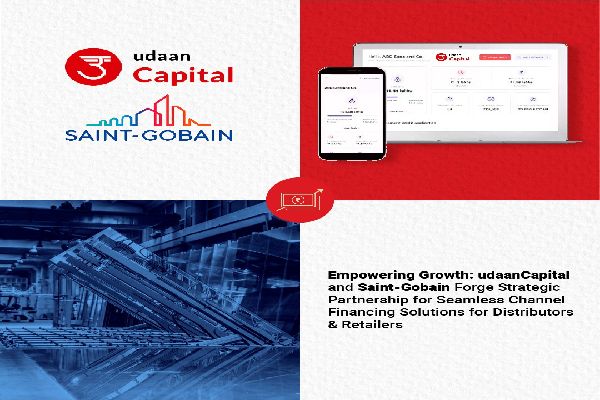  उड़ानकैपिटल और सेंट गोबेन ने एमएसएमई क्षेत्र में चैनल फाइनेंसिंग को बढ़ावा देने के लिए साझेदारी की