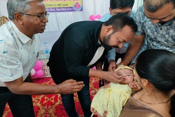 राष्ट्रीय पल्स पोलियों अभियान का जिला स्तरीय शुभारंभ