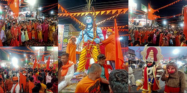  रामनवमीं पर भव्य शोभायात्रा निकाली गई जय जय श्रीराम के जयकारो से गुंज उठा पूरा क्षेत्र