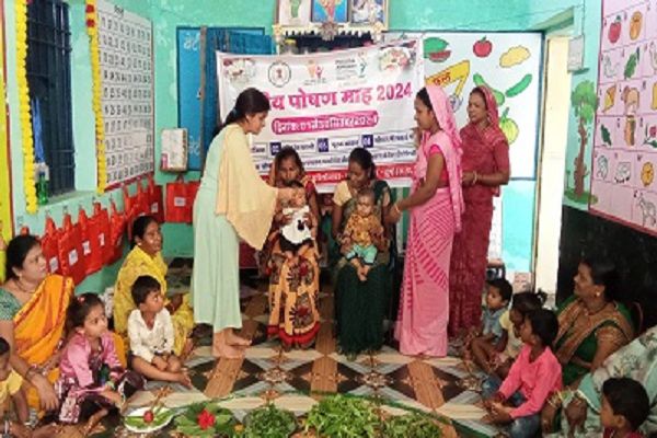 आंगनबाड़ी केंद्रों में 30 सितम्बर तक राष्ट्रीय पोषण माह का आयोजन