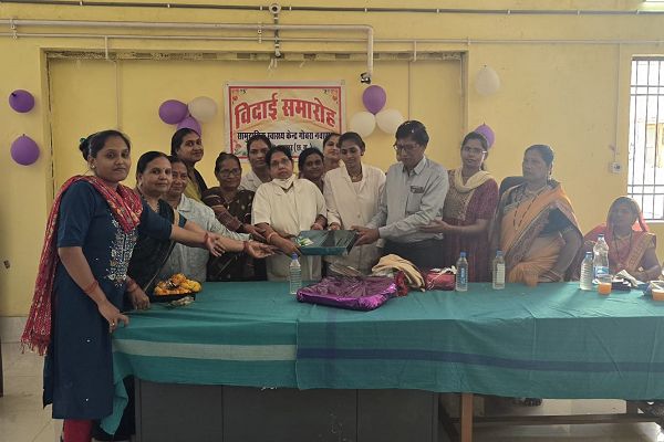 नवापारा सीएचसी मे पदस्थ स्वास्थ्य कर्मचारी यशवंत सिन्हा हुए सेवनिवृत 