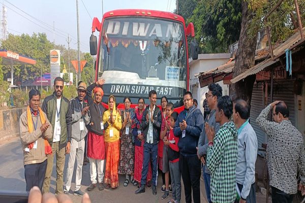 रामलला दर्शन के लिए महासमुंद से 158 श्रद्धालु अयोध्या रवाना