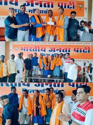 भाजपा के बिंद्रानवागढ़ विधानसभा मंडल अध्यक्ष  बने धनराज विश्वकर्मा