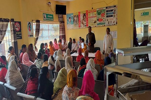 प्राथमिक स्वास्थ्य केंद्र चेन्द्रा में टीबी मुक्त पंचायत के लिए रणनीति बनाई गई