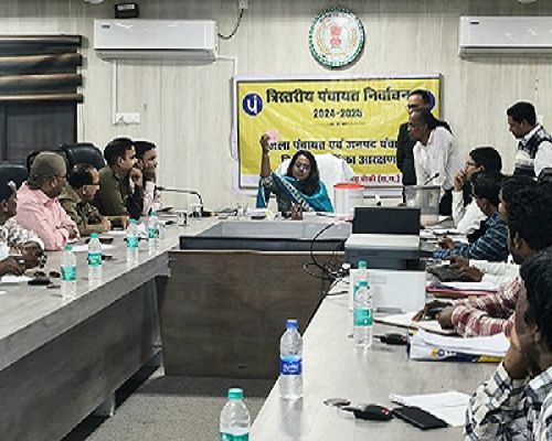 त्रिस्तरीय पंचायत आम निर्वाचन के लिए की गई आरक्षण की कार्यवाही