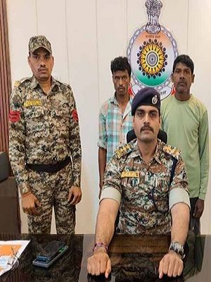 मिनपा-अरबराजमेंटा पहाड़ी में आईईडी लगाने में शामिल 2 नक्सली गिरफ्तार