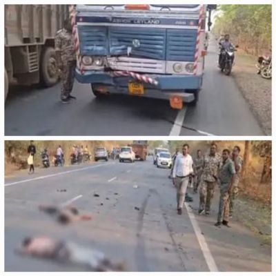टैंकर-बाईक की आमने-सामने टक्कर में बाईक सवार 3 युवकों की हुई मौत