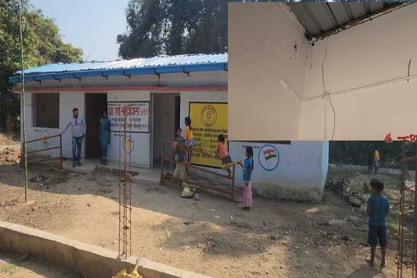 मुख्यमंत्री स्कूल जतन योजना : 16 लाख की लागत से बना स्कूल खंडहर में तब्दील..