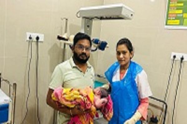 अमलीपदर सामुदायिक स्वास्थ्य केंद्र में गूंजीं खुशियों की किलकारी