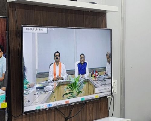 बीजापुर जिले के हितग्राहियों ने मुख्यमंत्री से किया वर्चुअल संवाद