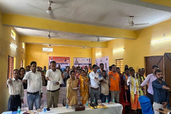 जल संचयन एवं संवर्धन : ग्रामीणों ने लिया संकल्प