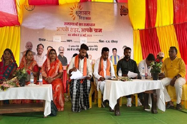 आज जिले के ग्राम पंचायतों और नगरीय निकायों में समाधान शिविरों का हुआ आगाज