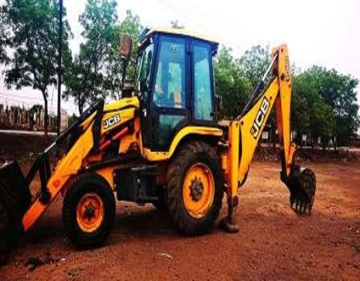 खनिज रेत के अवैध उत्खनन पर कार्रवाई, 1 जेसीबी जप्त