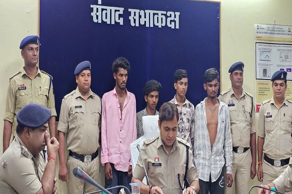  हत्या के आरोपियों को 48 घण्टे के भीतर मुंगेली पुलिस ने किया गिरफ्तार