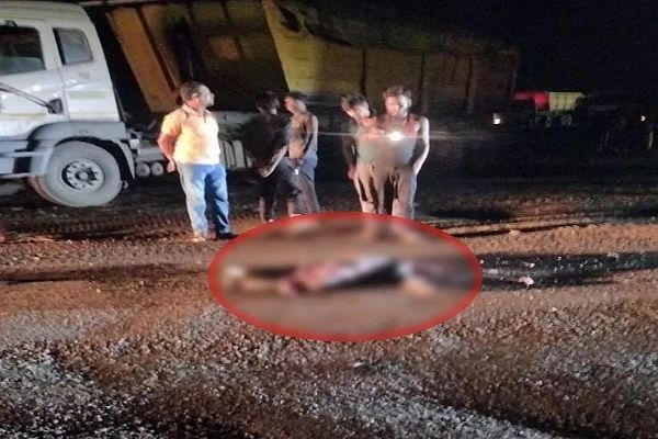 तेज रफ्तार अज्ञात वाहन ने युवक को रौंदा, मौके पर दर्दनाक मौत