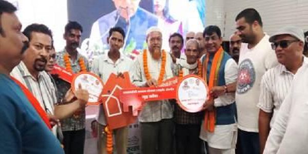  पीएम आवास योजना (शहरी) अंतर्गत हितग्राहियों का हुआ गृह प्रवेश