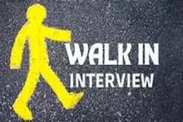 संविदा भर्ती के लिए वॉक इन इंटरव्यू कल