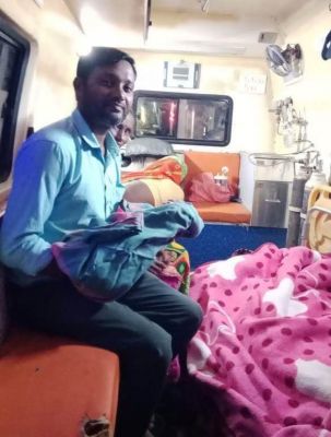 एम्बुलेंस बनी जन्मस्थली : 108 संजीवनी एक्सप्रेस में गूंजी किलकारी, मां-बेटी दोनों स्वस्थ