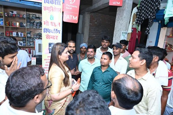 बिहार के सोनपुर विधानसभा क्षेत्र में भावना बोहरा ने किया जनसंपर्क