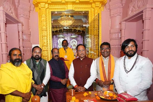 श्रीरामजानकी मंदिर छत्तीसगढ़ की आस्था और एकजुटता का प्रतीक : मुख्यमंत्री साय