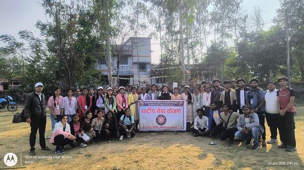 ग्राम हरदी  में हुआ रासेयो के सात दिवसीय विशेष शिविर का शुभारंभ