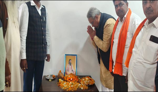 भाजपा जिला कार्यालय में मनाई गई संत शिरोमणि रविदास जयंती; सेवा और समरसता का संकल्प