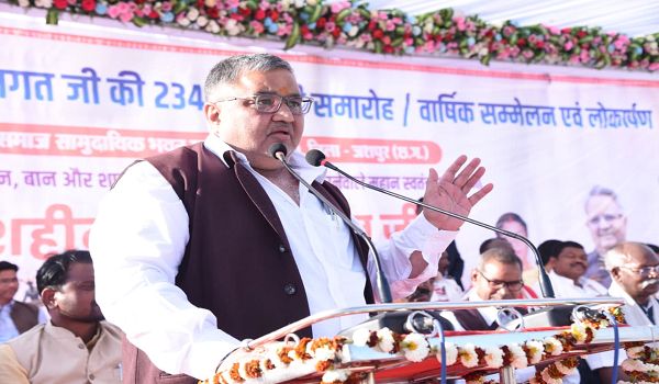 पर्यटन मंत्री श्री राजेश अग्रवाल कोल विद्रोह के महानायक वीर बुधु भगत की 234 वीं जयंती पर आयोजित समारोह में हुए शामिल