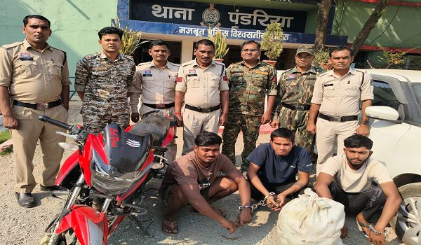 पण्डरिया पुलिस की बडी कार्यवाही।