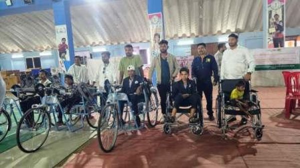 दो दिवसीय जिला स्तरीय जयपुर फुट कैंप का हुआ सफल समापन