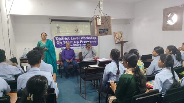 रैम्प योजना के अंतर्गत स्टार्टअप छत्तीसगढ़ कार्यशाला का सफल आयोजन