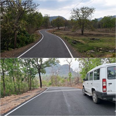  पहाड़ों के बीच बसाहट तक पहुँची नई उम्मीद, जामभाठा-सोनारी में बनी पक्की सड़क