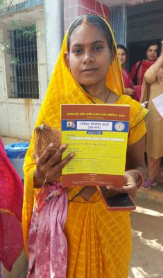 जॉब कार्ड बना ईश्वरी के परिवार की नई उम्मीद