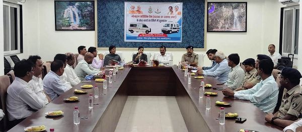 जीपीएम पुलिस को मिली हाईटेक मोबाइल फॉरेंसिक वैन