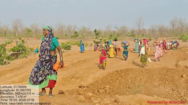मनरेगा से रोजगार और जल संरक्षण का लक्ष्य एक साथ हो रहा पूरा