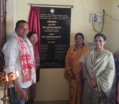 विधायक सुश्री लता उसेंडी ने ग्राम बम्हनी में आयुष्मान आरोग्य मंदिर भवन का किया लोकार्पण
