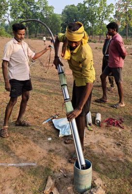 मंत्री श्रीमती लक्ष्मी राजवाड़े के प्रयासों से दूरस्थ अंचलों में पेयजल संकट दूर