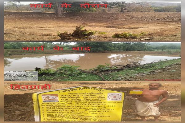  गांव में लौटी जल समृद्धि, 'मोर गांव मोर पानी' महा अभियान से लबालब हुई जल संरचनाएं