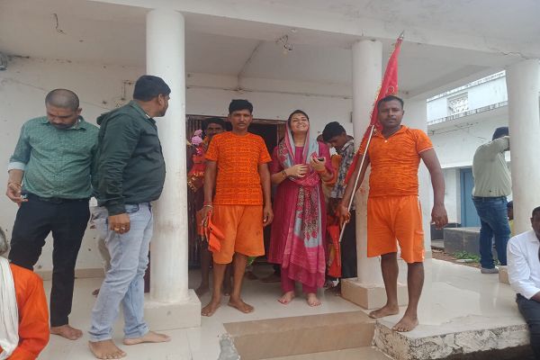 भावना बोहरा की 151 किमी कांवड़ यात्रा का रणवीरपुर से धार्मिक शुभारंभ, आज अमरकंटक के लिए होंगी रवाना