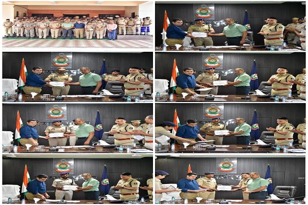 गरियाबंद पुलिस अधीक्षक ने उत्कृष्ट कार्य करने वाले पुलिस अधिकारियों-कर्मचारियों को किया सम्मानित  	 समय पूर्व केस सुलझाने, ई-साक्ष्य और सीसीटीएनएस एंट्री में बेहतर प्रदर्शन पर मिले प्रशस्ति पत्र।