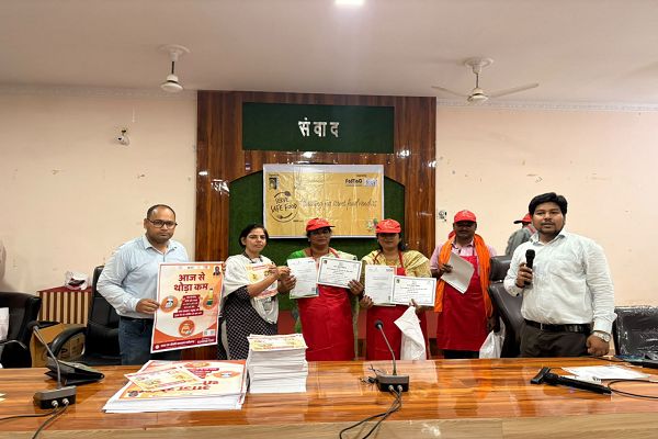 जशपुर में 200 स्ट्रीट फूड विक्रेताओं को मिला नि:शुल्क फॉस्टेक प्रशिक्षण