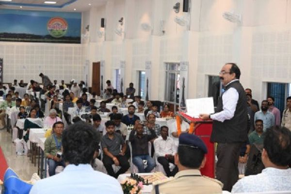 उप मुख्यमंत्री अरूण साव ने अखिल भारतीय फिडे रेटेड शतरंज प्रतियोगिता का किया शुभारंभ
