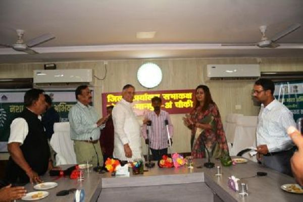 दिव्यांगजनों को सशक्त व आत्मनिर्भर बनाने के साथ नशामुक्ति का दिया संदेश