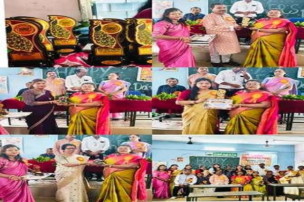 गुरुजनों के सम्मान से सजा मनेन्द्रगढ़ संकुल, नवाचारों की गूंज के बीच शिक्षकों का हुआ सम्मान