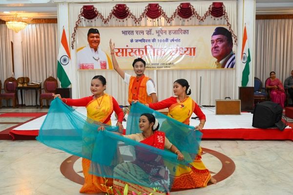 भारत रत्न डॉ. भूपेन हजारिका की जन्मशताब्दी पर लोक भवन में सांस्कृतिक संध्या
