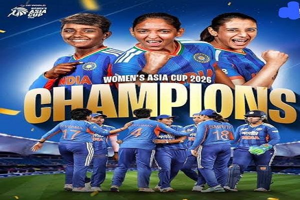  महिला टी-20 एशिया कप 2026 की चौंपियन बनी भारतीय टीम, वित्त मंत्री श्री ओपी चौधरी ने दी बधाई