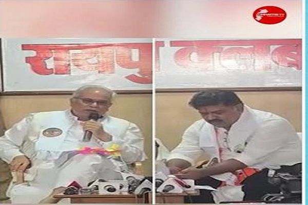 पीएम आवास योजना पर रायपुर में भूपेश बघेल और विजय शर्मा के बीच हुई खुली बहस