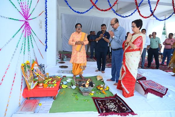 रायपुर : लोकभवन में मनाया गया विश्वकर्मा जयंती