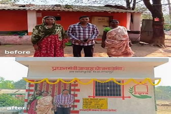 झोपड़ी से पक्के आशियाने तक का सफर : प्रधानमंत्री आवास योजना ने खिरमनी के जीवन को दी नई दिशा