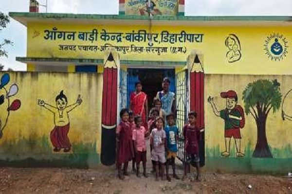 नए आंगनबाड़ी भवन से बच्चों को मिला बेहतर वातावरण, गर्भवती व शिशुवती महिलाओं के लिए भी बढ़ीं सुविधाएं