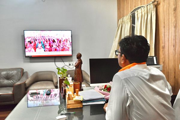 वित्त मंत्री श्री ओ.पी. चौधरी ने सुना प्रधानमंत्री श्री नरेन्द्र मोदी के &lsquo;मन की बात&rsquo; के 138वें एपिसोड